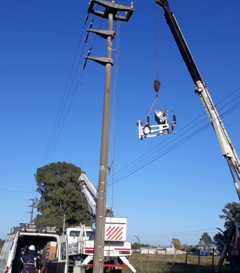 Instalaron un reconectador en la Lnea de Media Tensin
